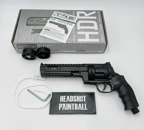 Umarex T4E TR50 Paintball Revolver Pistol .50 Caliber Grey-0