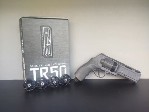 Umarex T4E TR50 .50 Caliber Paintball Revolver - Combat Grey