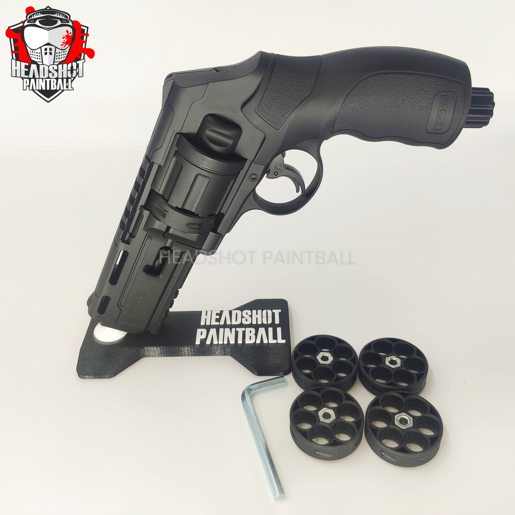 Umarex T4E TR50 .50 Caliber Paintball Revolver - Black – Headshot Paintball