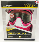 New Limited Edition Fuchsia Pink White JT Proflex Paintball Mask w/ Smoke & Clear Thermal Lens