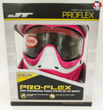 New Limited Edition Fuchsia Pink White JT Proflex Paintball Mask w/ Smoke & Clear Thermal Lens